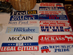 Political Stickers