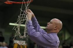 SBU Coach Jeff Guiot Celebrates Another MIAA Title