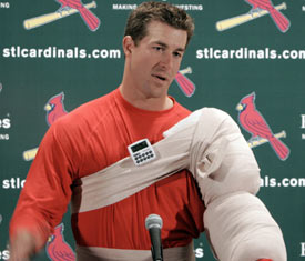 Mulder's timer on his injured shoulder has run out in St. Louis