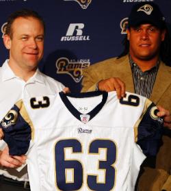 Bell With Head Coach Scott Linehan