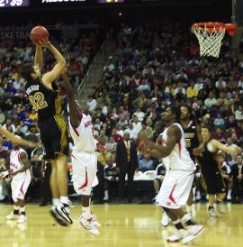 NU forced Missouri to shoot a lot of outside shots