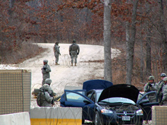 MO National Guard roadblock