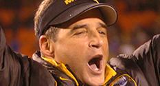 Pinkel celebrating last year's win