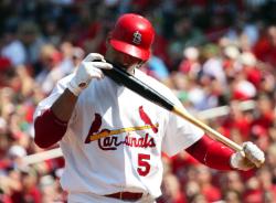 Watch Albert Pujols' press conference (photo by Bill Greenblatt, UPI)