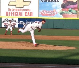 Chris Carpenter in Springfield earlier this month (Don Louzader)