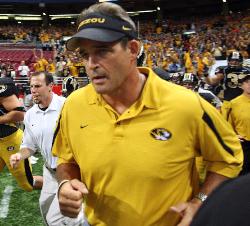 Mizzou Head Coach Gary Pinkel (Bill Greenblatt, UPI)