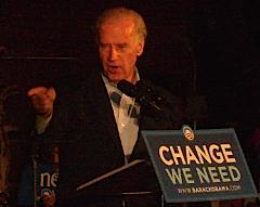 Democratic VP candidate Joe Biden in Jefferson City