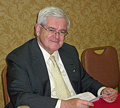 Former US House Speaker Newt Gingrich