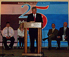 Governor Jay Nixon at Crime Victims' Rights event