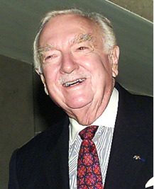 Walter Crokite at the Missouri Capitol in 1999