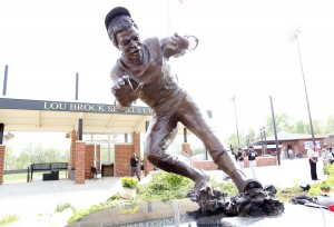 Lou Brock sculpture