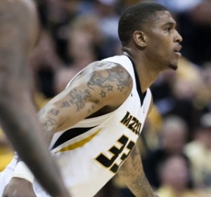 Earnest Ross came up big at the end on Senior Night (photo/Mizzou Athletics)