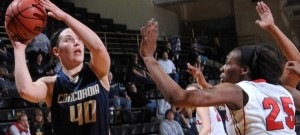 The Jennies came up short against Concordia-St. Paul. (photo courtesy, cugoldenbears.com)