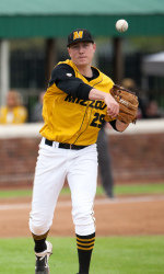 Keeton Steele, SEC pitcher of the week. (photo/Mizzou athletics)