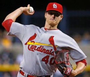 Shelby Miller delivers a pitch on Friday night vs. Pittsburgh. (photo/MLB)