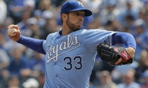 Royals touch luck starter James Shields is pitching well out of the gates. (MLB photo)