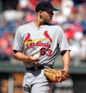 This is the sixth time in Justin Masterson's last ten starts (including five with Cleveland) that he has not made it to the fifth inning. (photo/MLB)