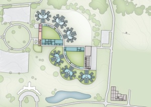 This layout for the new Fulton State Hospital was presented to the Missouri Mental Health Commission in October.