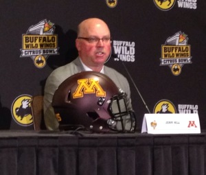 Jerry Kill, raised in Kansas, got his head coaching start in Missouri (photo/Bill Pollock, Missourinet)