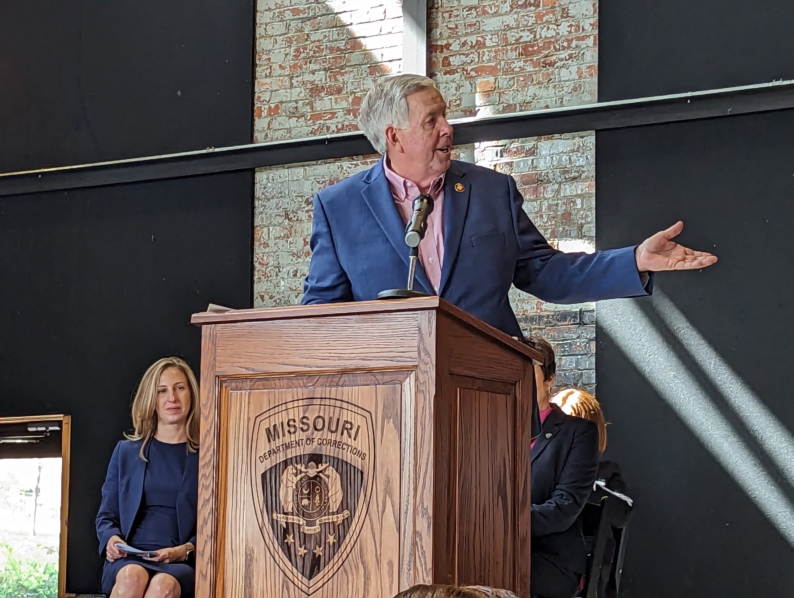 Gov. Mike Parson (Photo by Alisa Nelson)