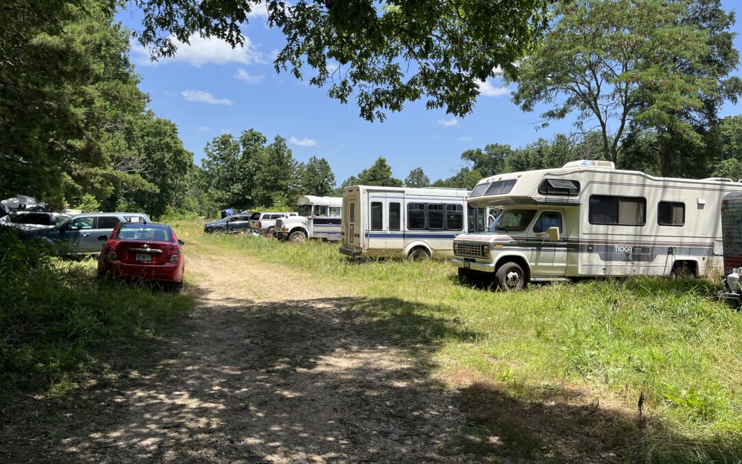 Hundreds of counter-culture members gathering illegally on Missouri national forest land