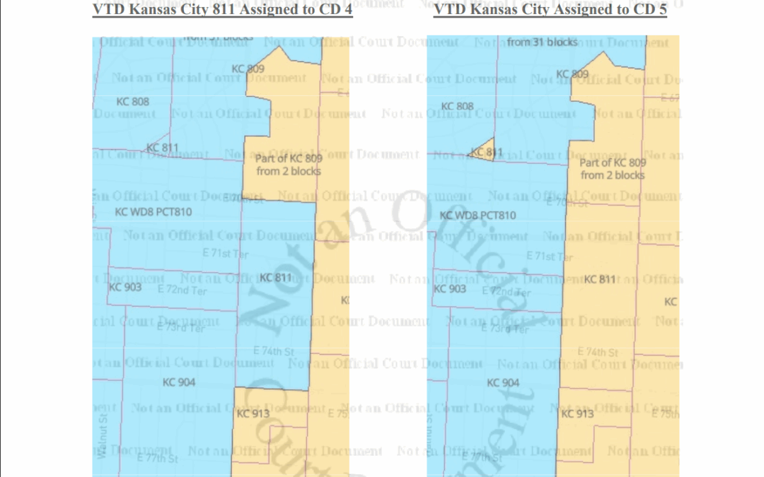 ACLU lawsuit claims Missouri First map error – 4th and 5th districts overlap in KC area