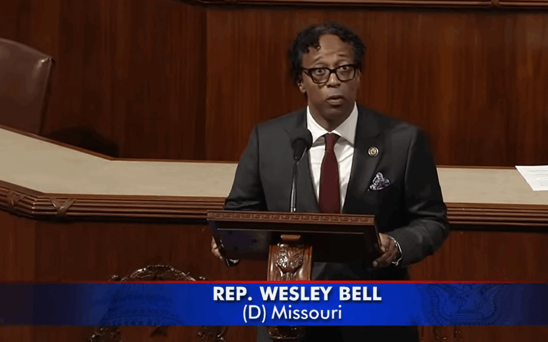 Missouri Congressman Wesley Bell (Photo taken from U.S. House by Alisa Nelson)