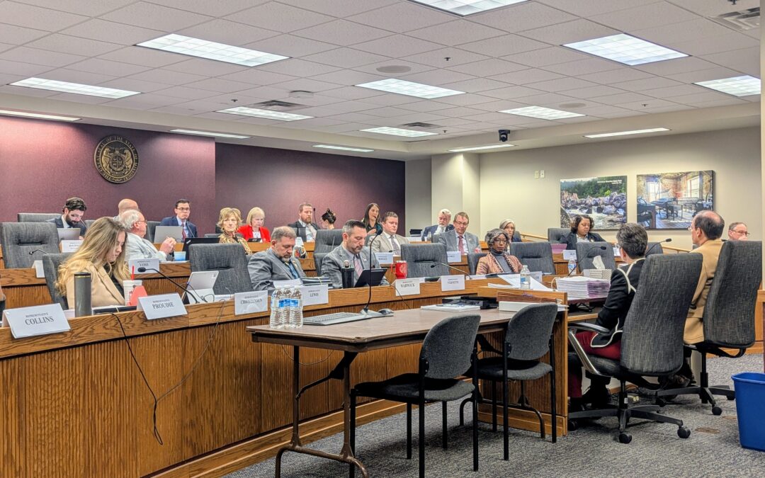 Missouri House Budget Committee (Photo by Missourinet)
