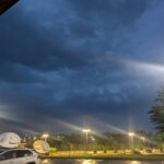Storm rolls through Jefferson City on April 17, 2026. (Photo by Missourinet)