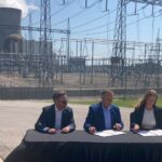 Missouri-DNR-Director-Kurt-Schaefer-and-Governor-Mike-Kehoe-sign-agreement-at-Callaway-Nuclear-Plant-in-Steedman.-Photo-by-Missourinet-reporter-Matt-Pilger.